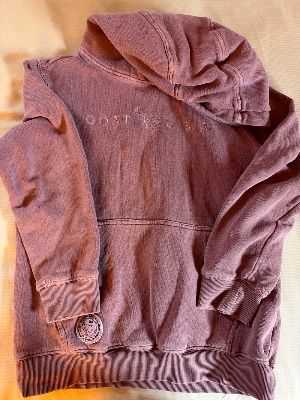 GOAT USA Kids' Mauve Pullover Hoodie